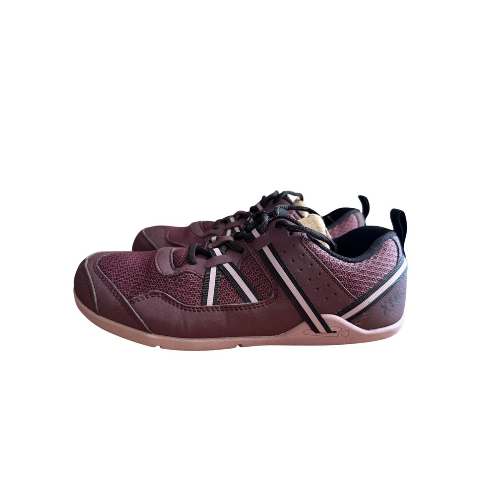 Xero Shoes Prio Sneaker Womens 8.5 Wine Maroon Barefoot Minimalist Running Shoes